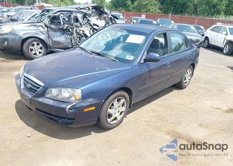 2005 Hyundai Elantra Gls/Gt from USA, damaged, VIN KMHDN46D15U013596